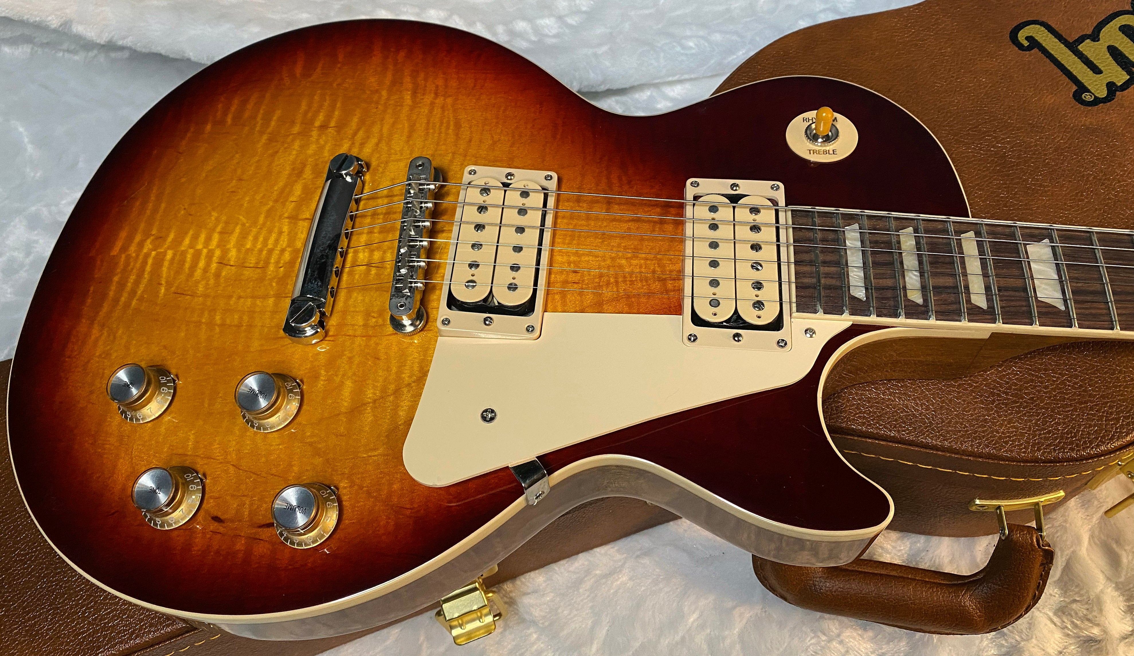 NEW! ! Gibson Les Paul Standard '60s Double Trouble Electric Guitar - Vintage Bourbon Burst - 9.4 lbs - Authorized Dealer - G06000
