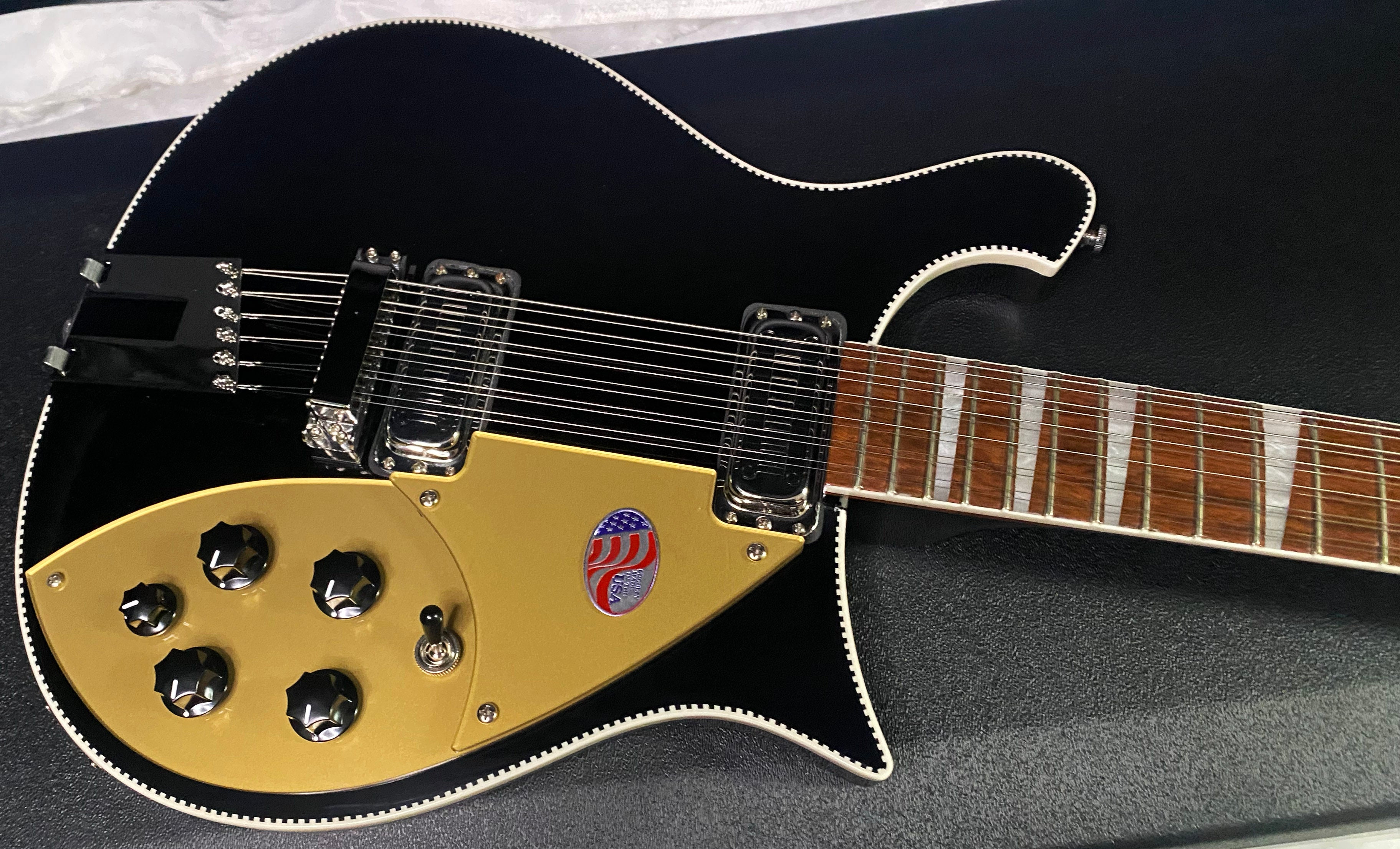 NEW! Rickenbacker 660/12 Jet Glo JG - 7.65lbs - 12-String - Authorized Dealer - G07444