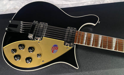 NEW! Rickenbacker 660/12 Jet Glo JG - 7.45lbs - 12-String - Authorized Dealer - G07439