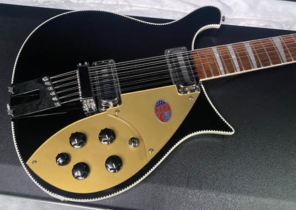 NEW! Rickenbacker 660/12 Jet Glo JG - 7.45lbs - 12-String - Authorized Dealer - G07439