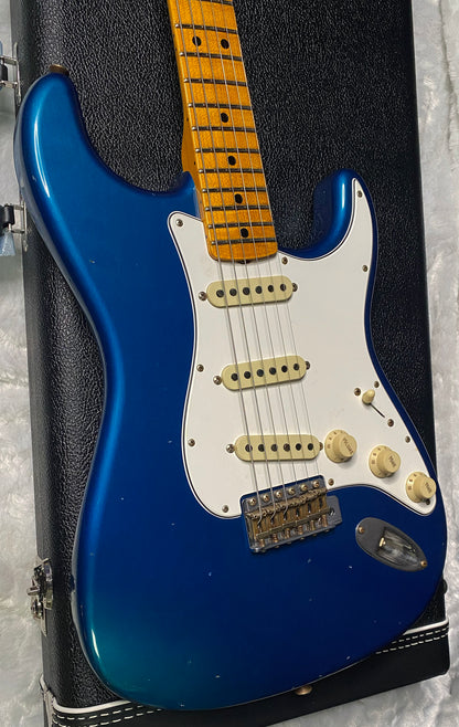 NEW! Fender Custom Shop Special Run '69 Stratocaster Journeyman Relic - Handwound P/U's - Aged Aquamarine Metallic - Reverse Headstock - 7.8lbs - Authorized Dealer - One OFF! SUPER RARE! G07462