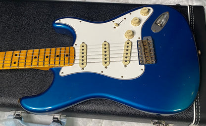 NEW! Fender Custom Shop Special Run '69 Stratocaster Journeyman Relic - Handwound P/U's - Aged Aquamarine Metallic - Reverse Headstock - 7.8lbs - Authorized Dealer - One OFF! SUPER RARE! G07462