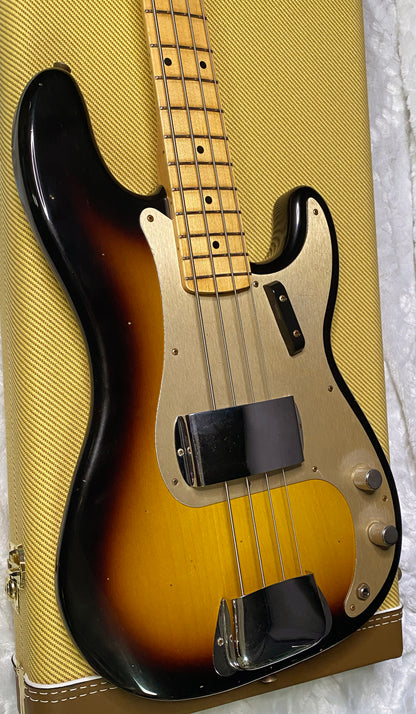 NEW! Fender Custom Shop 1958 Precision Bass Journeyman Relic - 2-Tone Sunburst - Authorized Dealer - 8.8lbs - G07461