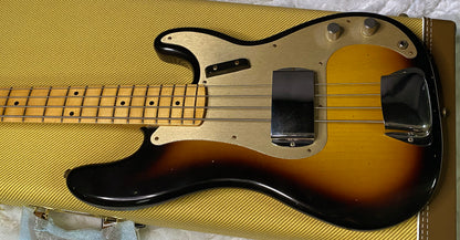 NEW! Fender Custom Shop 1958 Precision Bass Journeyman Relic - 2-Tone Sunburst - Authorized Dealer - 8.8lbs - G07461