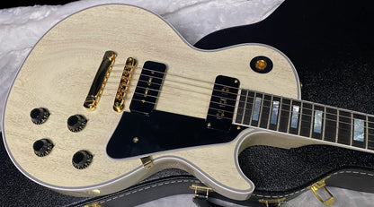NEW ! Gibson Custom Shop Historic '54 Les Paul Custom Reissue Dealer Select - P-90's Staple Pick-Up - TV White - VOS - Authorized Dealer - Only 8.4 lbs - G07457