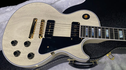 NEW ! Gibson Custom Shop Historic '54 Les Paul Custom Reissue Dealer Select - P-90's Staple Pick-Up - TV White - VOS - Authorized Dealer - Only 8.4 lbs - G07457