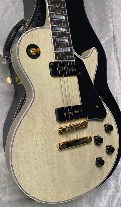 NEW ! Gibson Custom Shop Historic '54 Les Paul Custom Reissue Dealer Select - P-90's Staple Pick-Up - TV White - VOS - Authorized Dealer - Only 8.4 lbs - G07457