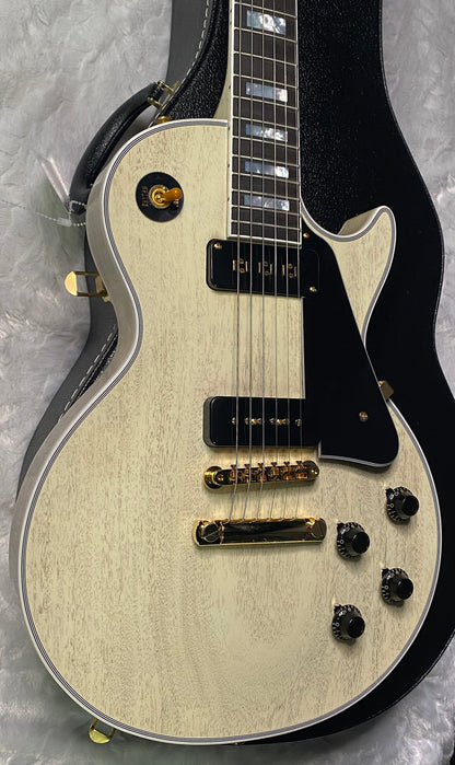 NEW ! Gibson Custom Shop Historic '54 Les Paul Custom Reissue Dealer Select - P-90's Staple Pick-Up - TV White - VOS - Authorized Dealer - Only 8.4 lbs - G07457