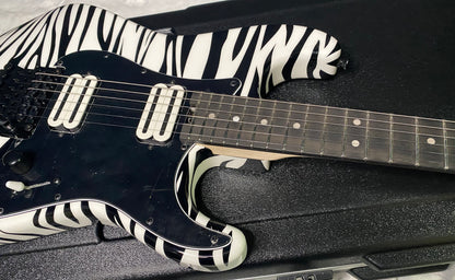 NEW !  Charvel USA Custom Shop Special Edition SO Ca - Hand Painted Zebra Graphic Finish by Dan Lawrence - 8.8lbs - Authorized Dealer - G07459