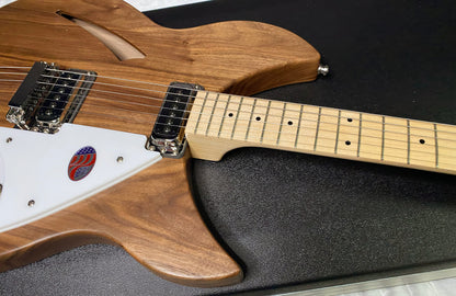 NEW! Rickenbacker 330W Walnut - Semi Hollow Electric Guitar - Authorized Dealer - 7lbs - G07465