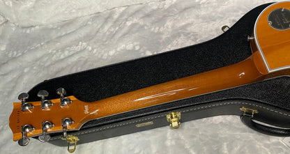 NEW! Gibson Dealer Select Custom Shop Les Paul Custom AAA Figured Flame Top - Transparent Red / Natural Back - Authorized Dealer - WOW! 9.5 lbs - G07455