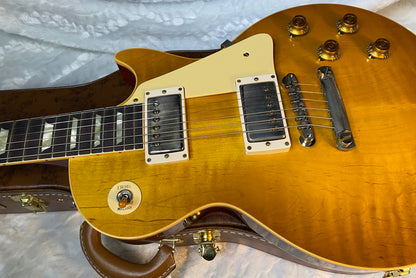 NEW ! Gibson Custom Shop '58 Les Paul Standard 1958 - Lemon Burst VOS - Beautiful Quilt / Flame Top - Authorized Dealer -8.7lbs - G06001