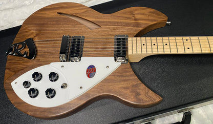 NEW! Rickenbacker 330W Walnut - Semi Hollow Electric Guitar - Authorized Dealer - 7.1 lbs - G07464