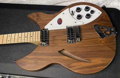 NEW! Rickenbacker 330W Walnut - Semi Hollow Electric Guitar - Authorized Dealer - 7.1 lbs - G07464