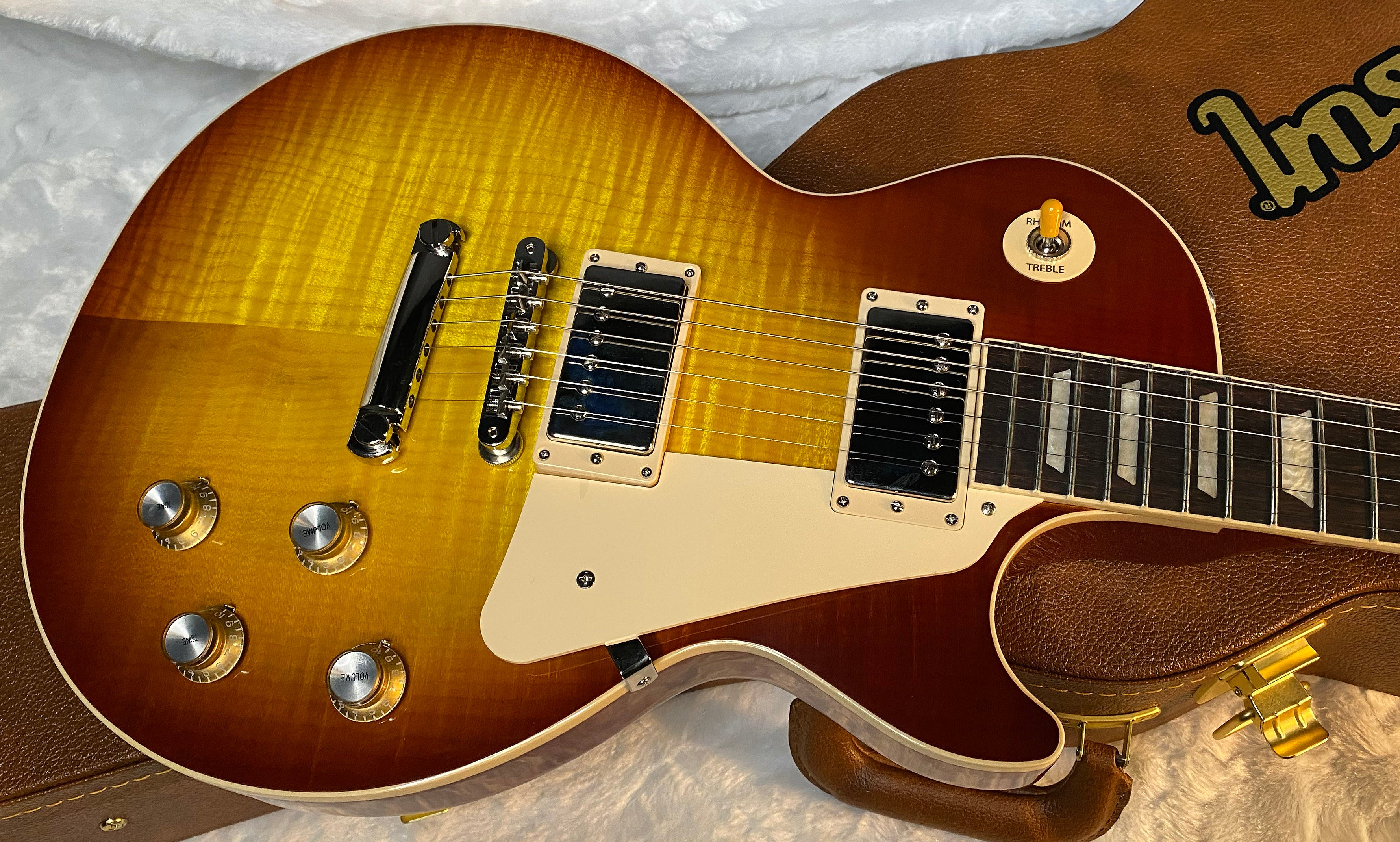 NEW! Gibson Les Paul 60's Standard Iced Tea - Authorized Dealer - Flame Maple Top - 9.2 lbs - G06035
