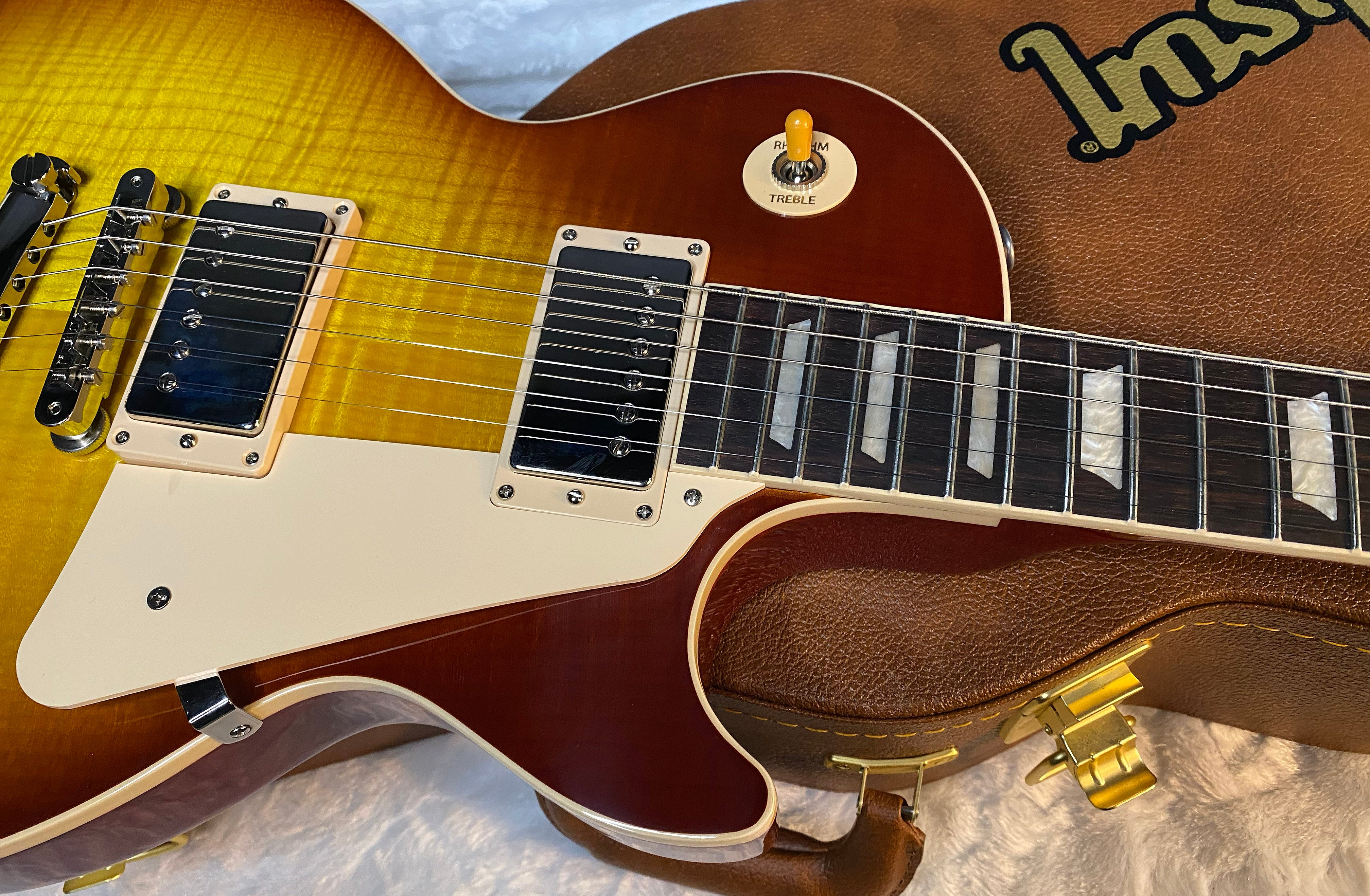 NEW! Gibson Les Paul 60's Standard Iced Tea - Authorized Dealer - Flame Maple Top - 9.2 lbs - G06035