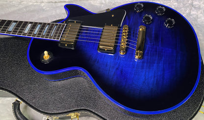 NEW! Gibson Dealer Select Custom Shop Les Paul Custom Blue Widow AAA Figured Flame Top - Authorized Dealer - 10.2lbs - G07460