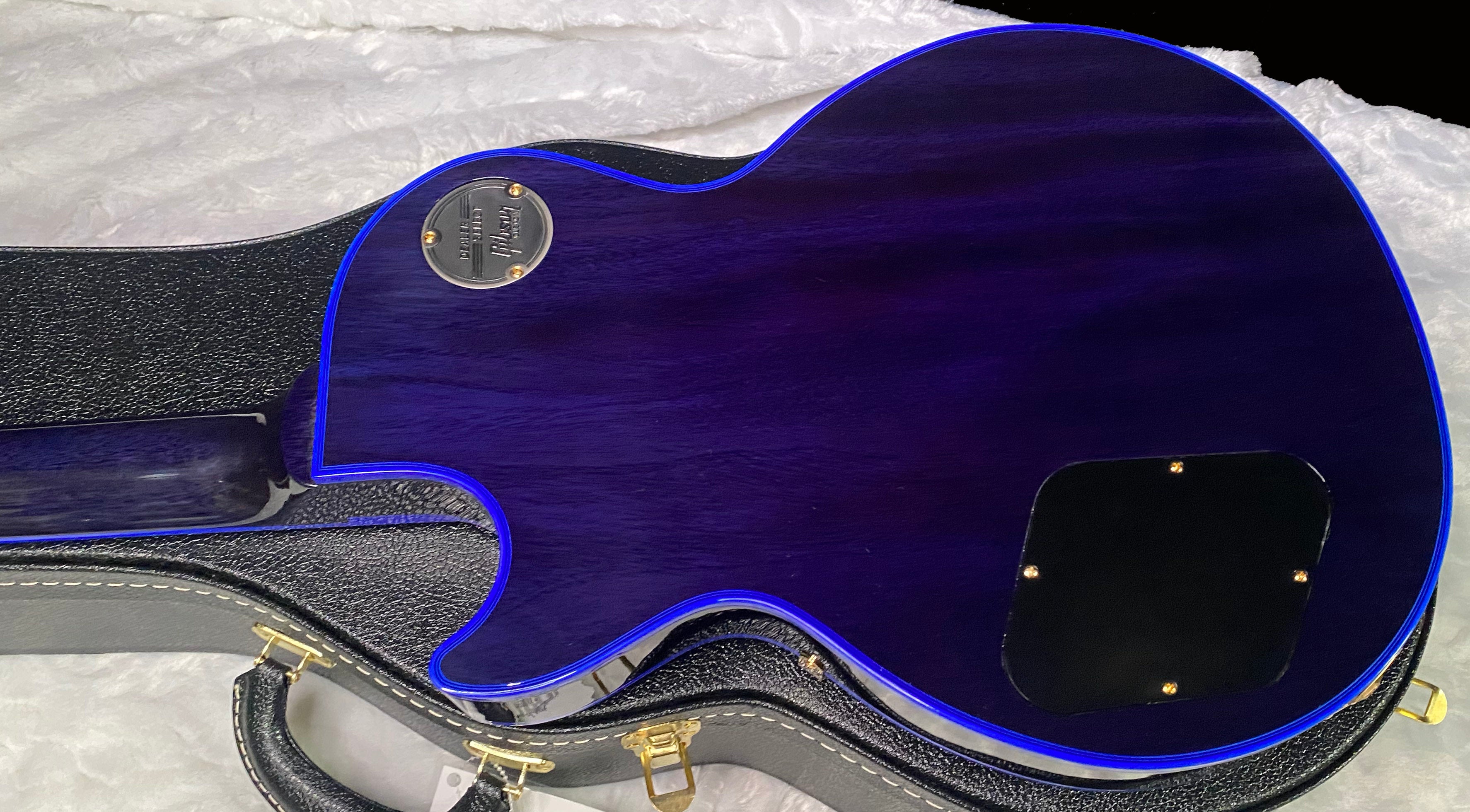 NEW! Gibson Dealer Select Custom Shop Les Paul Custom Blue Widow AAA Figured Flame Top - Authorized Dealer - 10.2lbs - G07460
