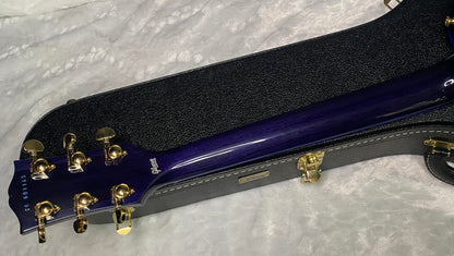 NEW! Gibson Dealer Select Custom Shop Les Paul Custom Blue Widow AAA Figured Flame Top - Authorized Dealer - 9.7 lbs - G07454