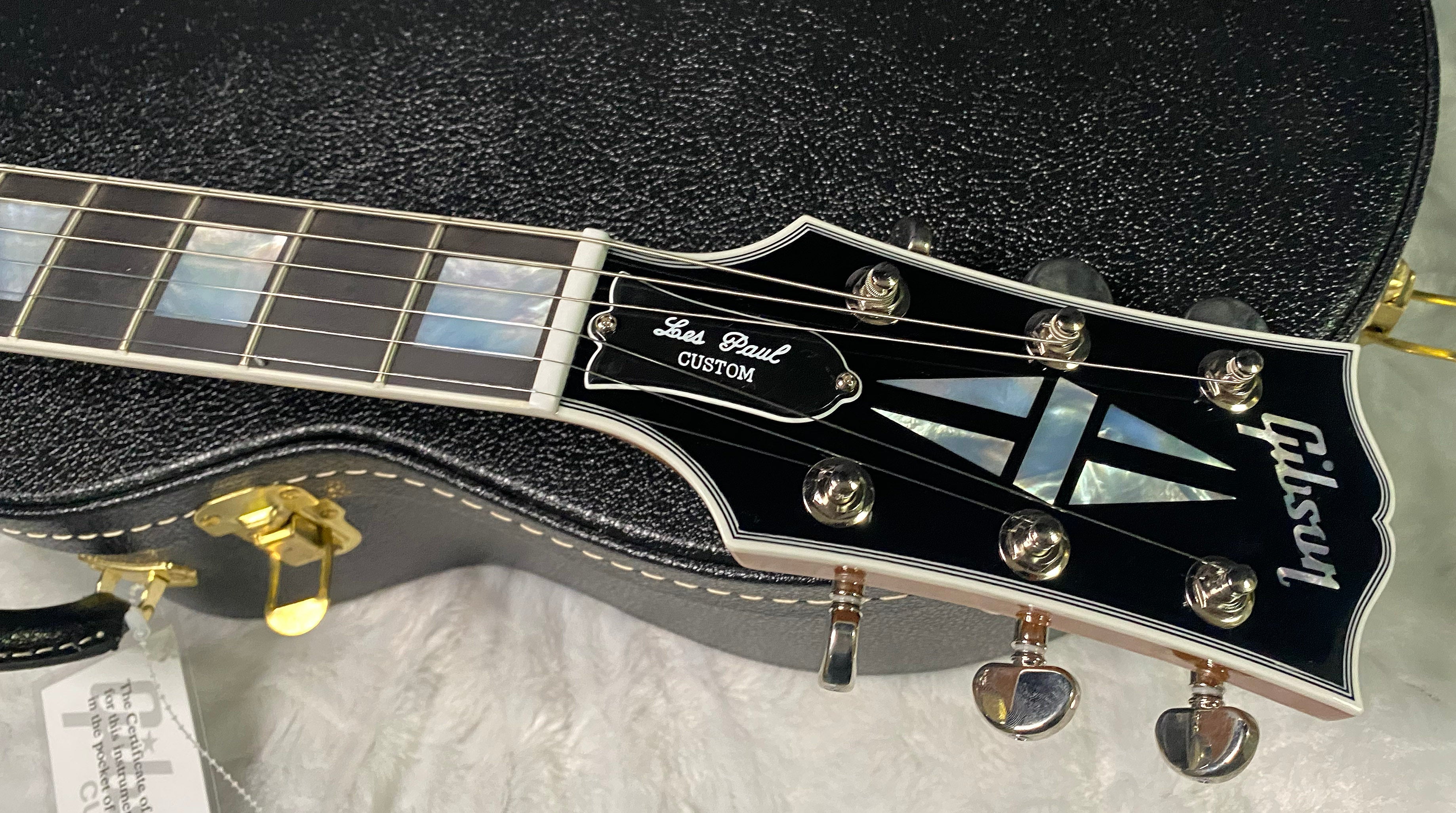 NEW! Gibson Dealer Select Custom Shop Les Paul Custom AAA Super Curly Figured Top - Transparent Pink - Authorized Dealer - WOW! 8.8 lbs - G07451