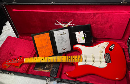 NEW! Fender Custom Shop Special Run '69 Stratocaster NOS Gloss Finish - Handwound P/U's - Hot Rod Red - Reverse Matching Headstock - 7.8 lbs - Authorized Dealer - SUPER RARE! G07471