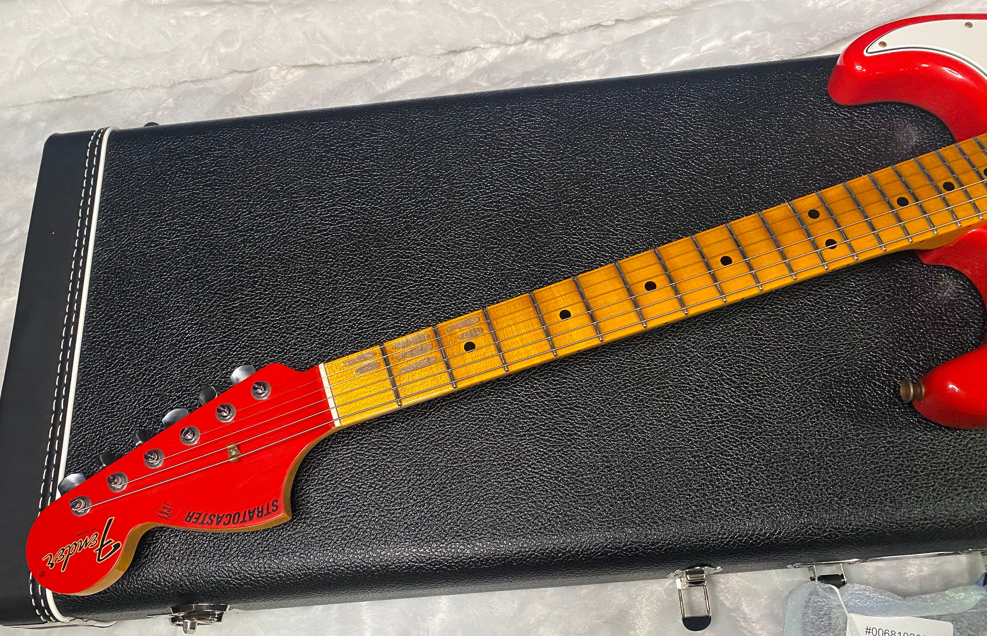 NEW! Fender Custom Shop Special Run '69 Stratocaster Journeyman Relic - Handwound P/U's - Aged Hot Rod Red - Reverse Headstock - 7.8lbs - Authorized Dealer - SUPER RARE! G07469