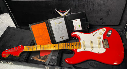 NEW! Fender Custom Shop Special Run '69 Stratocaster Journeyman Relic - Handwound P/U's - Aged Hot Rod Red - Reverse Headstock - 7.8lbs - Authorized Dealer - SUPER RARE! G07469