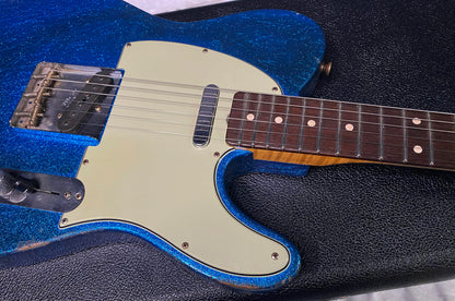 NEW ! Fender '60 Telecaster - Masterbuilt Yuri Shiskov - Brazilian Fretboard - Blue Sparkle - 7.5lbs - Authorized Dealer - G07470