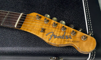 NEW ! Fender '60 Telecaster - Masterbuilt Yuri Shiskov - Brazilian Fretboard - Blue Sparkle - 7.5lbs - Authorized Dealer - G07470