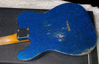NEW ! Fender '60 Telecaster - Masterbuilt Yuri Shiskov - Brazilian Fretboard - Blue Sparkle - 7.5lbs - Authorized Dealer - G07470