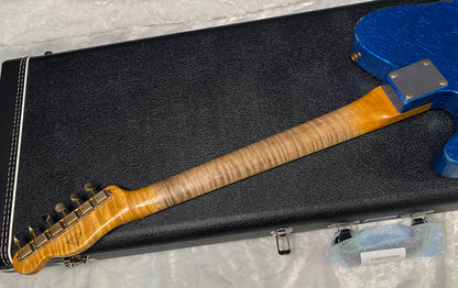 NEW ! Fender '60 Telecaster - Masterbuilt Yuri Shiskov - Brazilian Fretboard - Blue Sparkle - 7.5lbs - Authorized Dealer - G07470