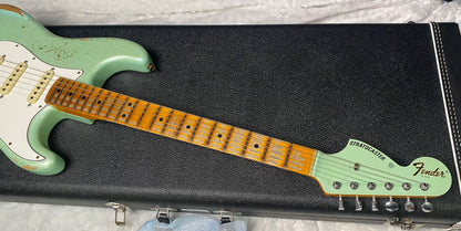 NEW! Fender Custom Shop Special Run '69 Stratocaster Heavy Relic - Handwound P/U's - Aged Surf Green Pearl - Reverse Headstock - 7.65lbs - Authorized Dealer - SUPER RARE! G07476