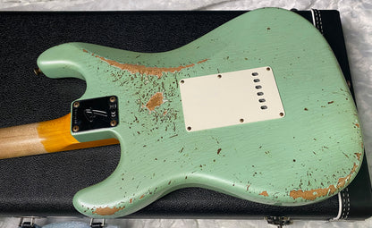 NEW! Fender Custom Shop Special Run '69 Stratocaster Heavy Relic - Handwound P/U's - Aged Surf Green Pearl - Reverse Headstock - 7.65lbs - Authorized Dealer - SUPER RARE! G07476