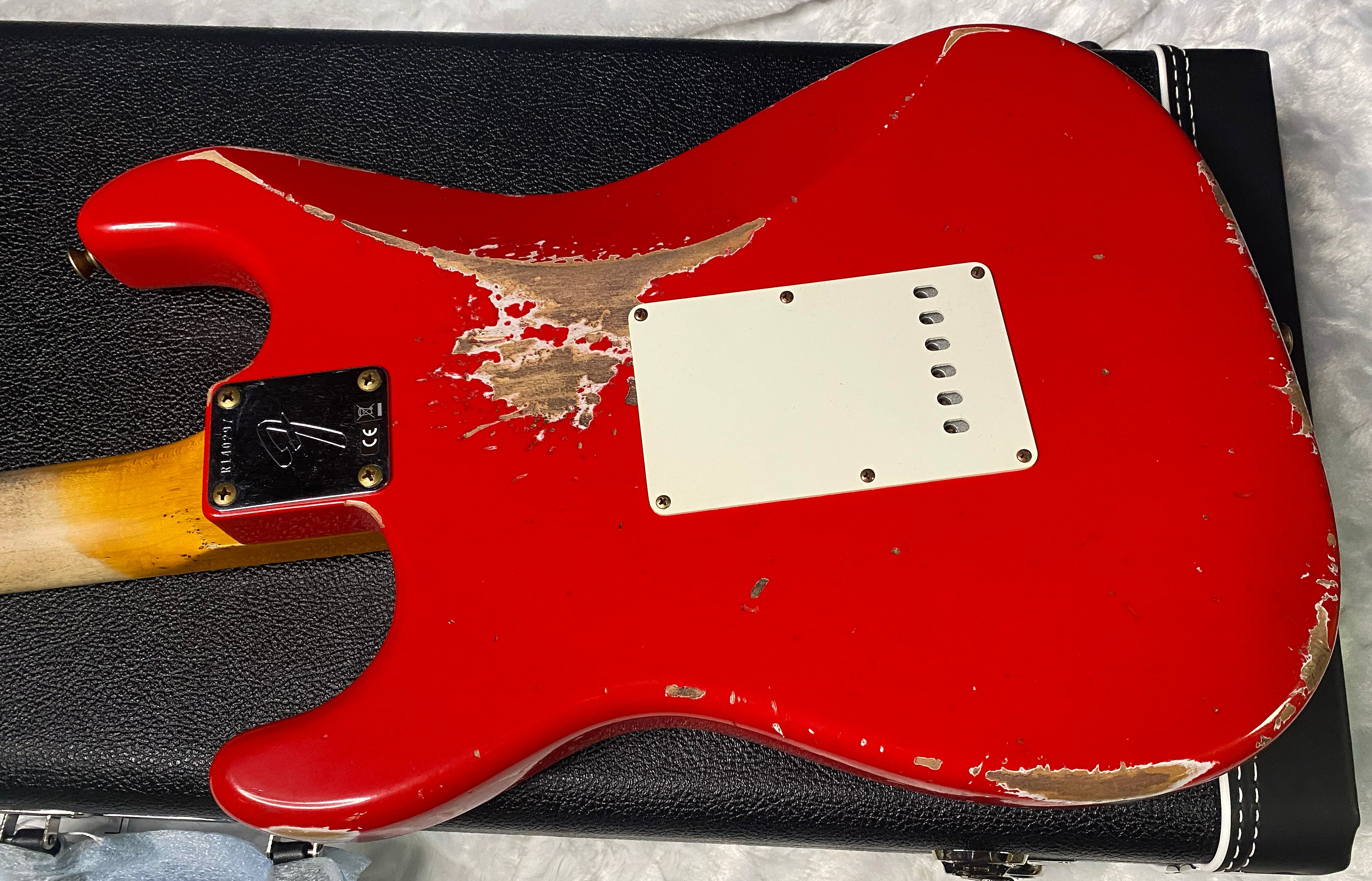 NEW! Fender Custom Shop Special Run '69 Stratocaster Heavy Relic - Handwound P/U's - Aged Hot Rod Red - Reverse Headstock - 8lbs - Authorized Dealer - SUPER RARE! G07477