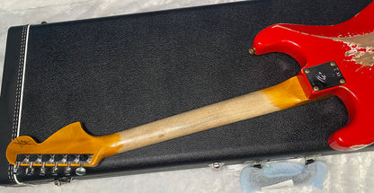 NEW! Fender Custom Shop Special Run '69 Stratocaster Heavy Relic - Handwound P/U's - Aged Hot Rod Red - Reverse Headstock - 8lbs - Authorized Dealer - SUPER RARE! G07477