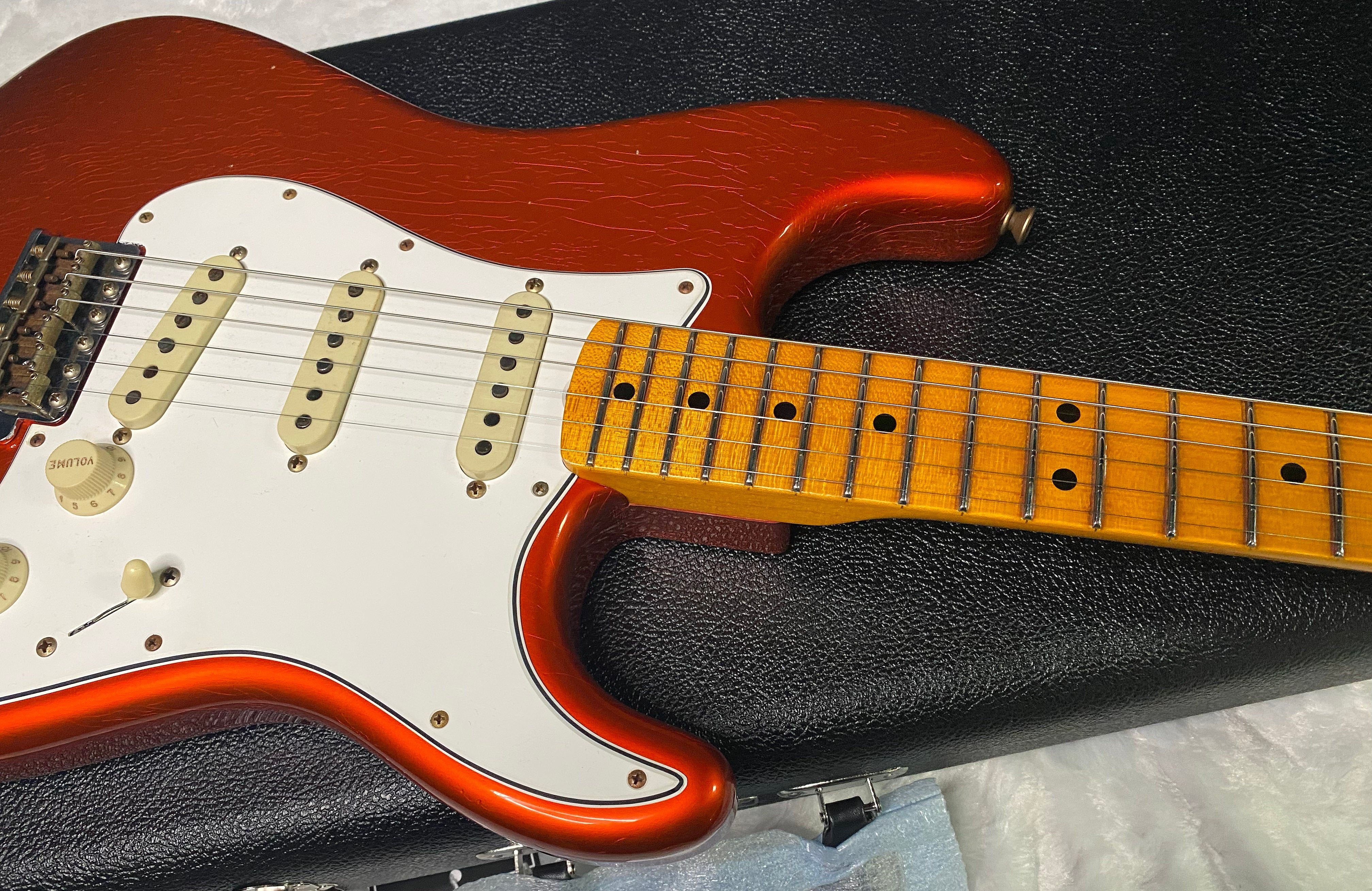 NEW! Fender Custom Shop Special Run '69 Stratocaster Journeyman Relic - Handwound P/U's - Aged Candy Tangerine - Reverse Headstock - 8lbs - Authorized Dealer - SUPER RARE! G07475