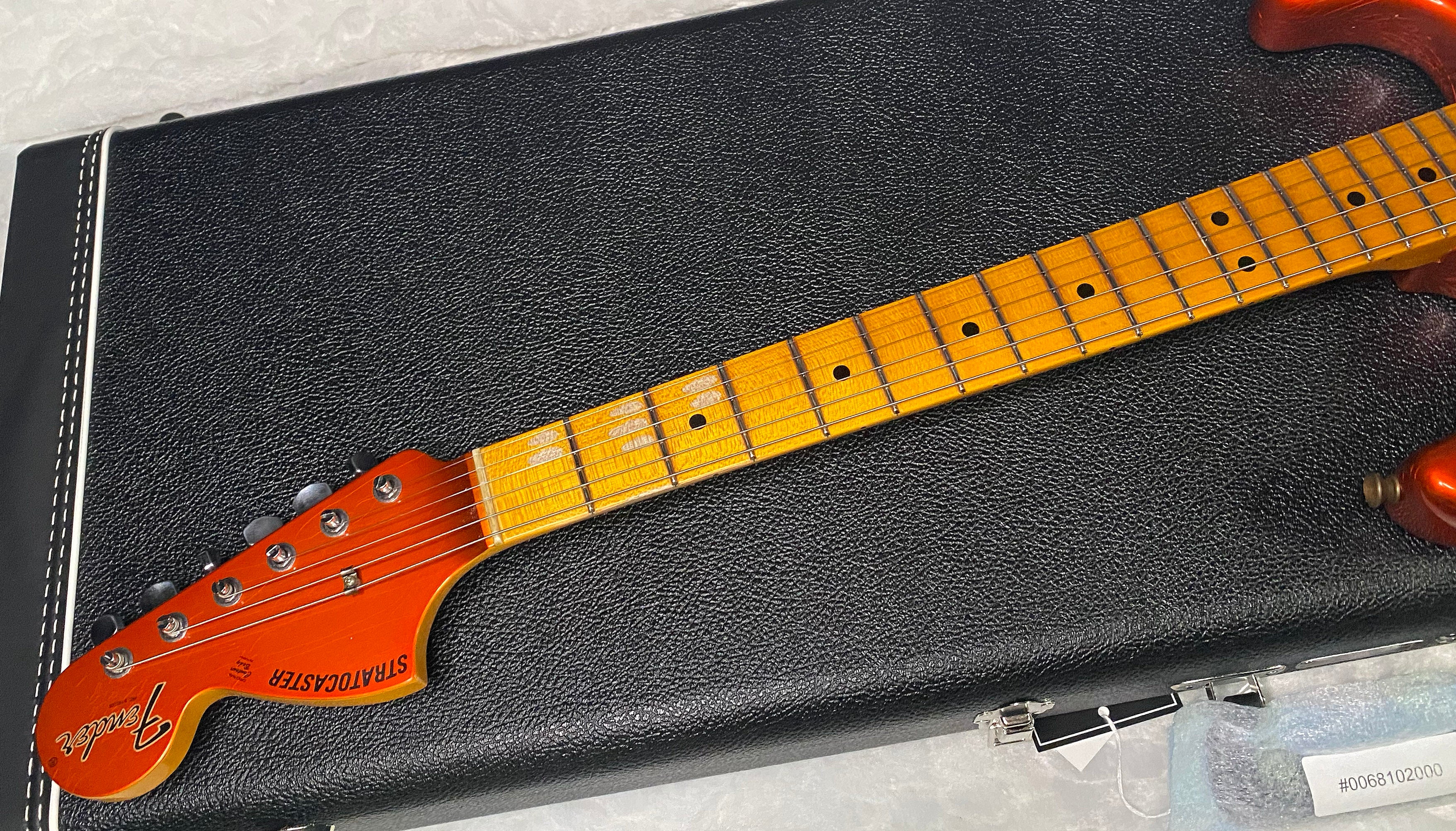 NEW! Fender Custom Shop Special Run '69 Stratocaster Journeyman Relic - Handwound P/U's - Aged Candy Tangerine - Reverse Headstock - 8lbs - Authorized Dealer - SUPER RARE! G07475