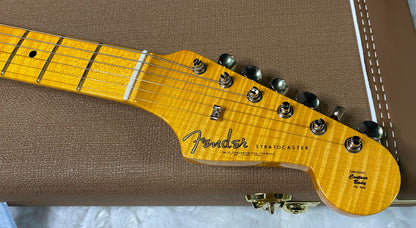 NEW ! Fender Custom Shop ' 62 Stratocaster Bizarre Guitar Exclusive Flamethrower - NOS - Super Limited Edition - Aged Cherry Sunburst - Ash - AAAA Flamed Maple Neck - Authorized Dealer - ONLY 7.1 lbs! - G07479