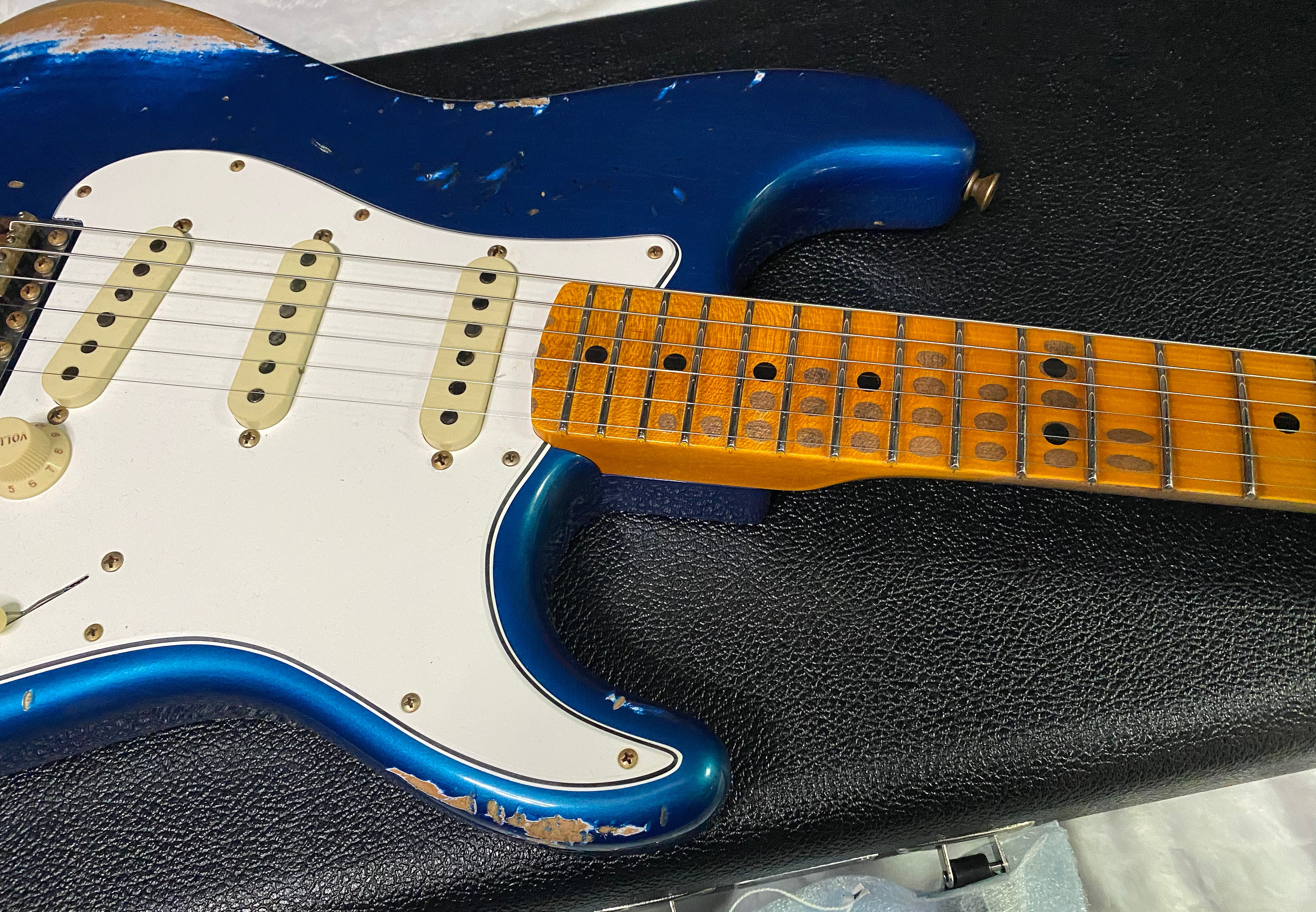 NEW! Fender Custom Shop Special Run '69 Stratocaster Heavy Relic - Handwound P/U's - Aged Aquamarine Metallic - Reverse Headstock - 8lbs - Authorized Dealer - One OFF! SUPER RARE! G07466