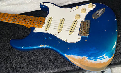 NEW! Fender Custom Shop Special Run '69 Stratocaster Heavy Relic - Handwound P/U's - Aged Aquamarine Metallic - Reverse Headstock - 8lbs - Authorized Dealer - One OFF! SUPER RARE! G07466