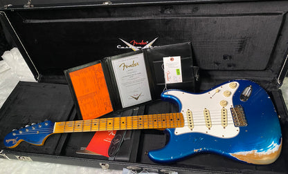 NEW! Fender Custom Shop Special Run '69 Stratocaster Heavy Relic - Handwound P/U's - Aged Aquamarine Metallic - Reverse Headstock - 8lbs - Authorized Dealer - One OFF! SUPER RARE! G07466