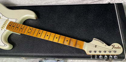 NEW! Fender Custom Shop Special Run '69 Stratocaster Journeyman Relic - Handwound P/U's - Aged Frost White Pearl - Reverse Headstock - 8lbs - Authorized Dealer - SUPER RARE! G07472