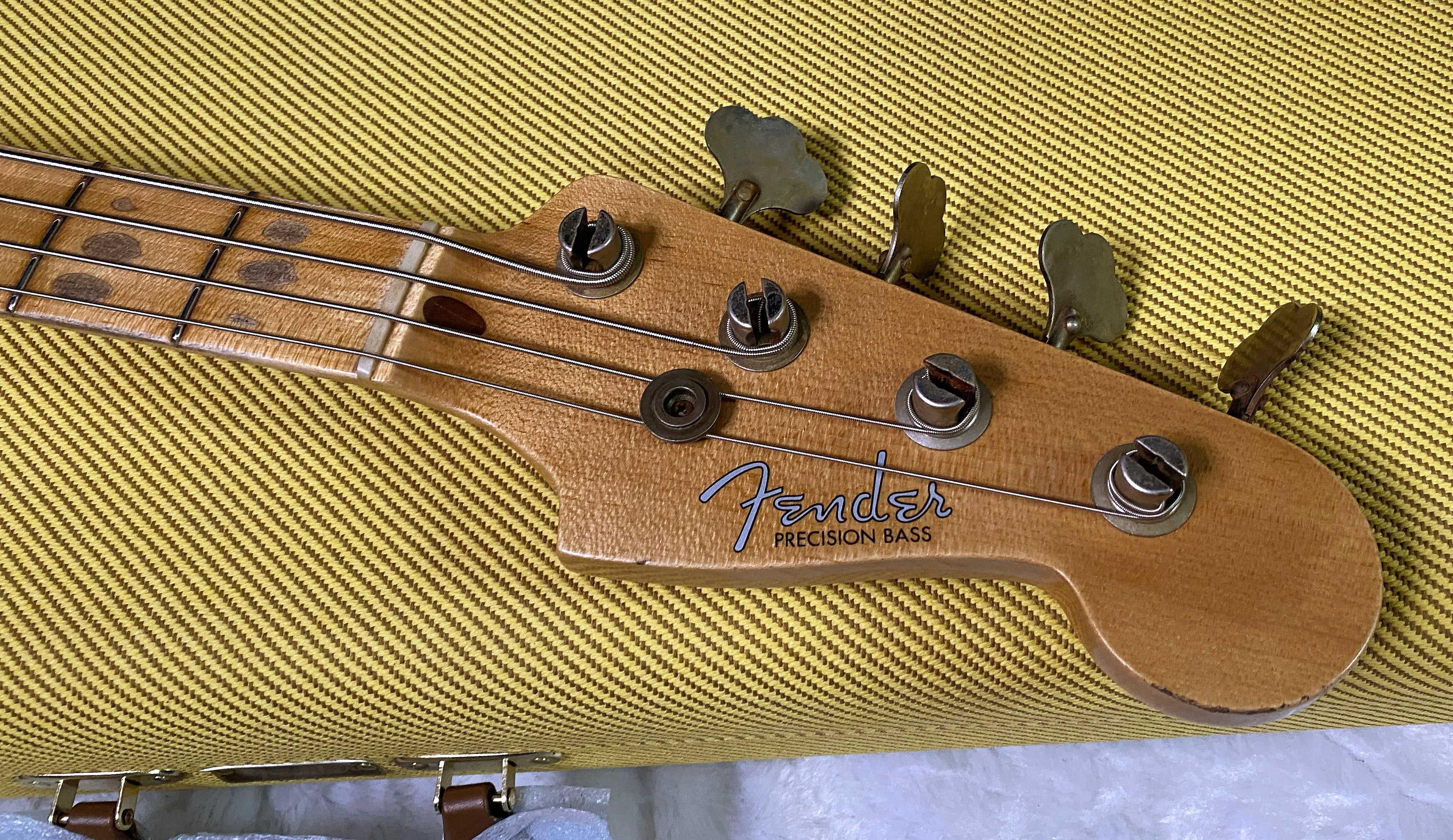 NEW! Fender Custom Shop 1958 Precision Bass Journeyman Relic - Fiesta Red - Authorized Dealer - 8.85lbs - G07481