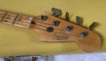 NEW! Fender Custom Shop 1958 Precision Bass Journeyman Relic - Fiesta Red - Authorized Dealer - 8.85lbs - G07481