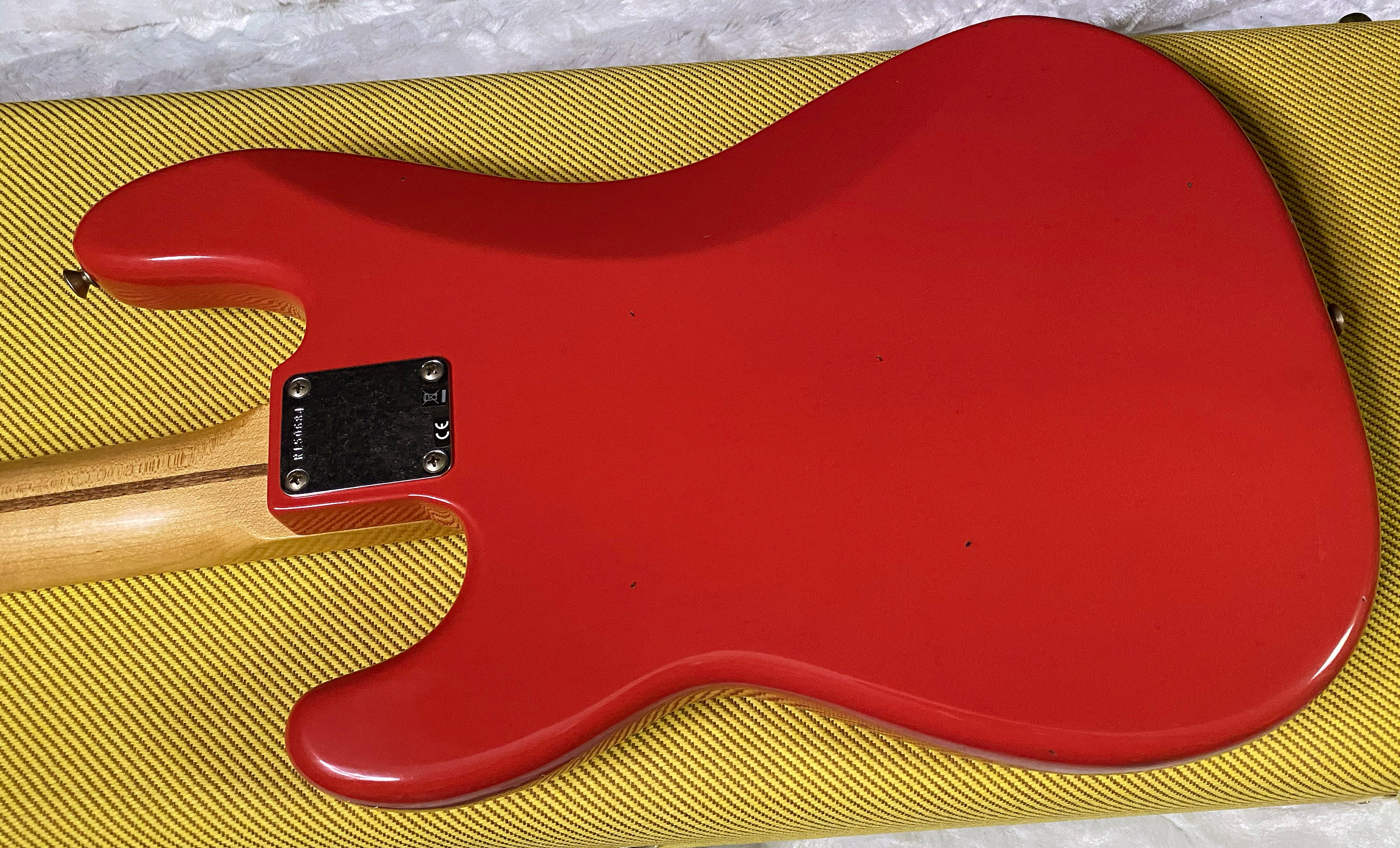 NEW! Fender Custom Shop 1958 Precision Bass Journeyman Relic - Fiesta Red - Authorized Dealer - 8.85lbs - G07481