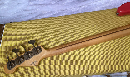 NEW! Fender Custom Shop 1958 Precision Bass Journeyman Relic - Fiesta Red - Authorized Dealer - 8.85lbs - G07481