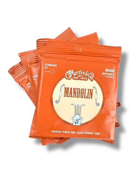 Martin M400 Mandolin Strings - 3 Pack