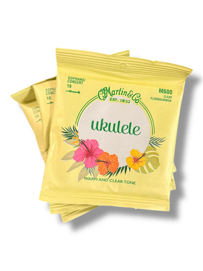 Martin M600 Ukulele Strings - 3 Pack
