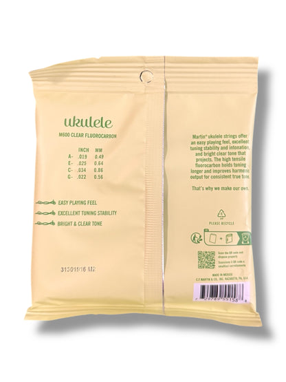 Martin M600 Ukulele Strings - 3 Pack