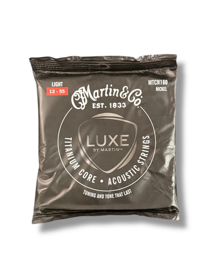 Martin Luxe Light 12-55 Acoustic Guitar Strings - 3 Pack